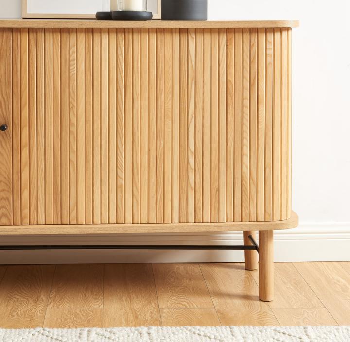 Image du produit Sorelh Sideboard ERNEST Esche Drehtüren (160 x 40 x 75 cm)