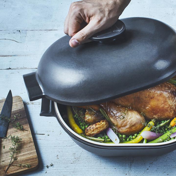 Produktbild Emile Henry EH779565, EH779565 Schmortopf Delight Keramik, Induktion (36.50 cm, Bräter + Schmortopf, Keramik)