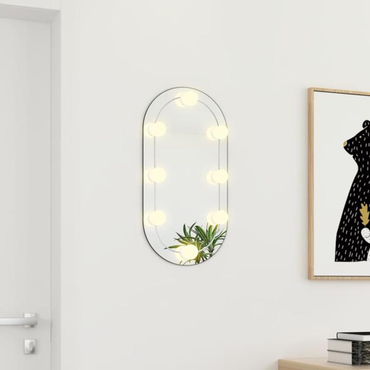 Immagine prodotto vidaXL Spiegel mit LED-Leuchte (60 x 30 cm)