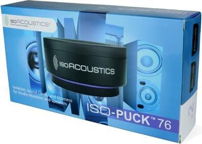 Actual product image Isoacoustics Iso-Puck 76 monitorisolatie (2 stuks) (Stand, Wall installation)