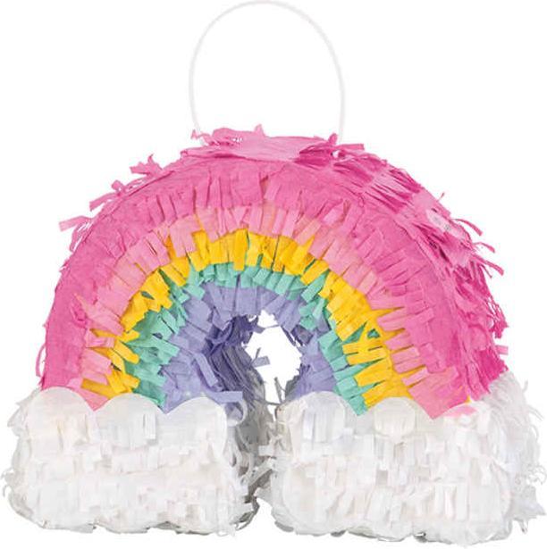 Actual product image Unique Mini-Piñata Regenbogen