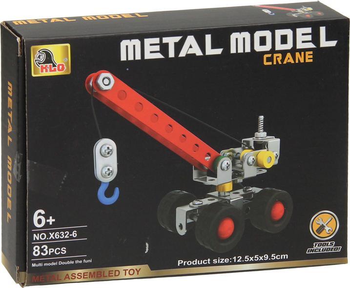 Actual product image Metal construction kit crane, 83 pcs