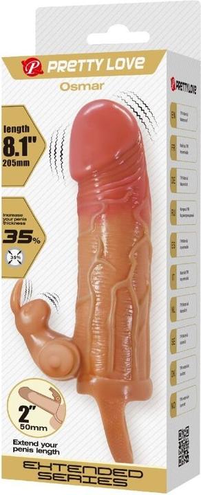 Pretty Love - Osmar Penishãoelle + Vibrierender Klitoris-Stimulator