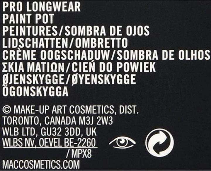Image du produit MAC Cosmetics Pot de peinture Pro Longwear (Pictural)