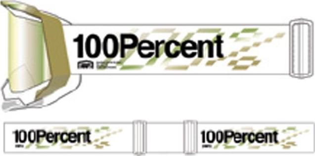Actual product image 100% Goggle Racecraft 2 Succession - Mirror True Gold Lens (Succession, Gold, Gold)