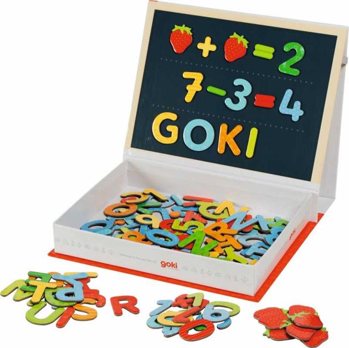 Produktbild Goki Magnetspiel Kleine Schule (Deutsch, Italienisch, Englisch, Französisch)