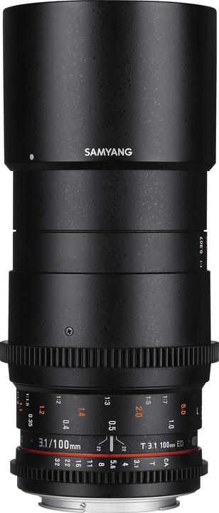 Produktbild Samyang 100mm T3.1 VDSLR Nikon (Nikon F, Vollformat)