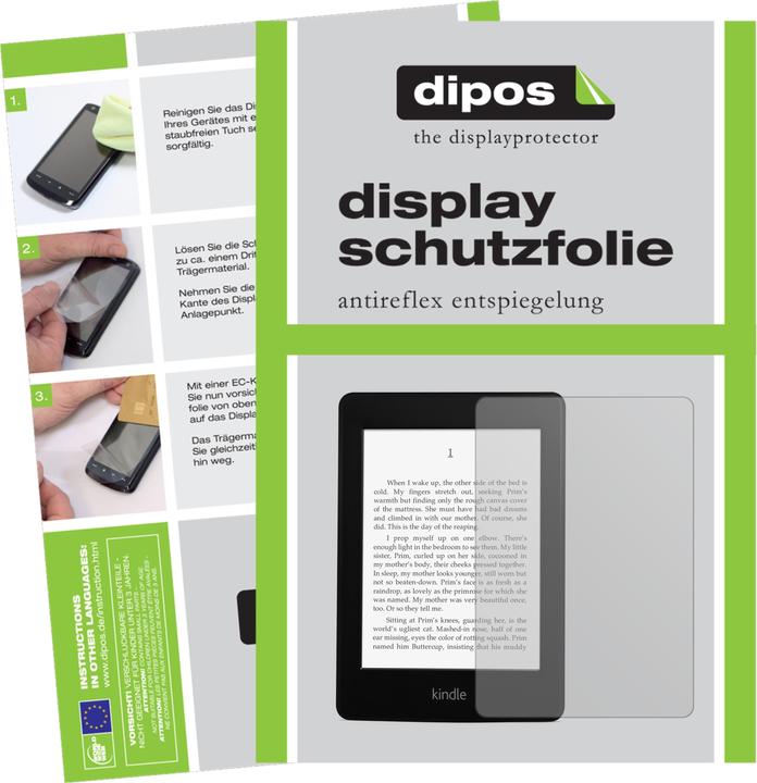 Produktbild Dipos Displayschutzfolie Antireflex (2 Stück, Kindle Paperwhite)
