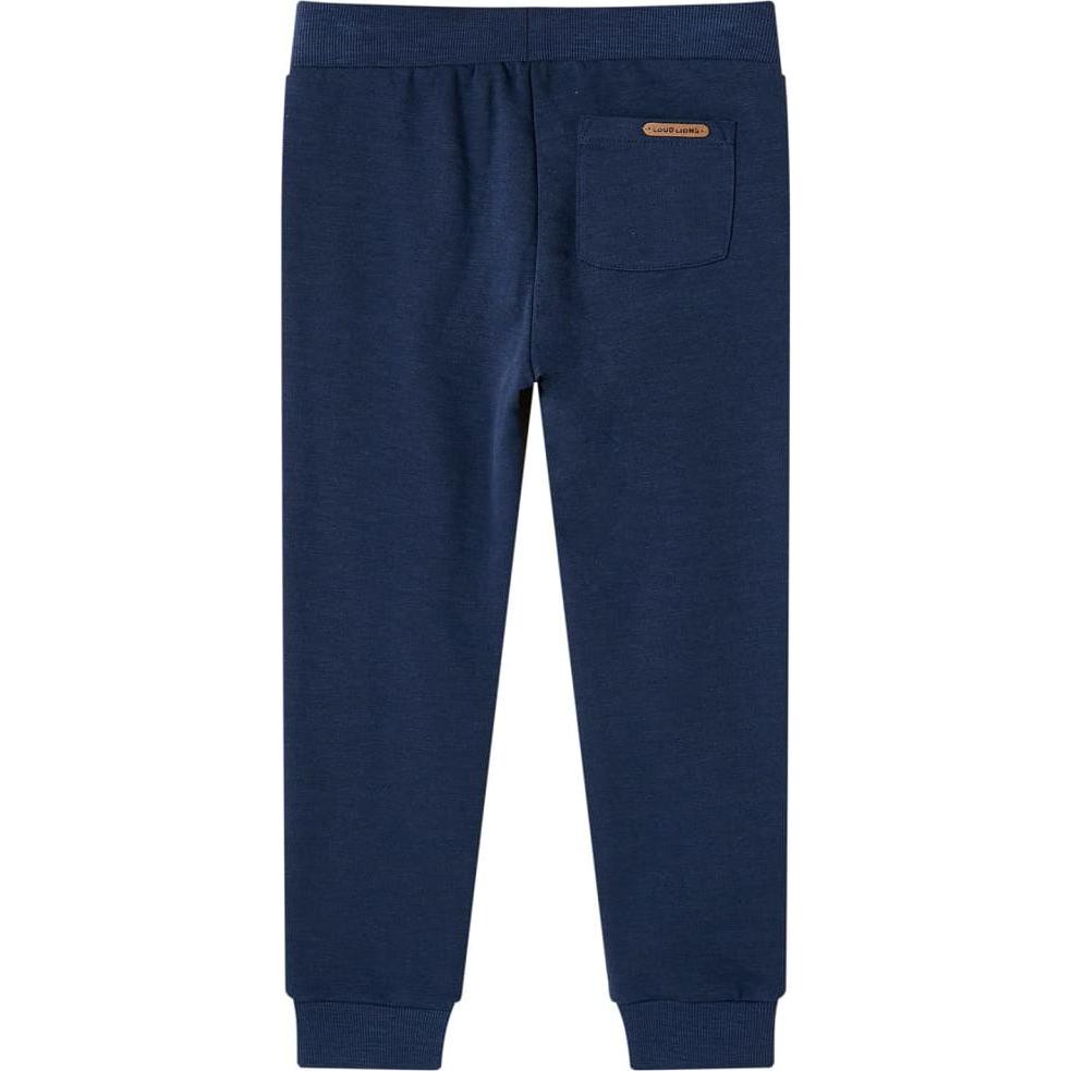 Thumbnail - VidaXL, Unisex, Sporthose, Kinder-Trainingshose Marineblau Melange 128,Material: 92 (128), Blau, 128
