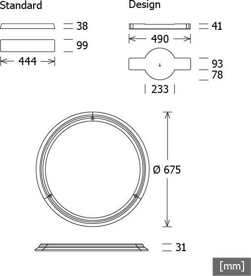 Actual product image LTS Pendant luminaire APP 20.5040.1.1/DALIAppareo circular LED 55W 840 4748lm (5140 lm)