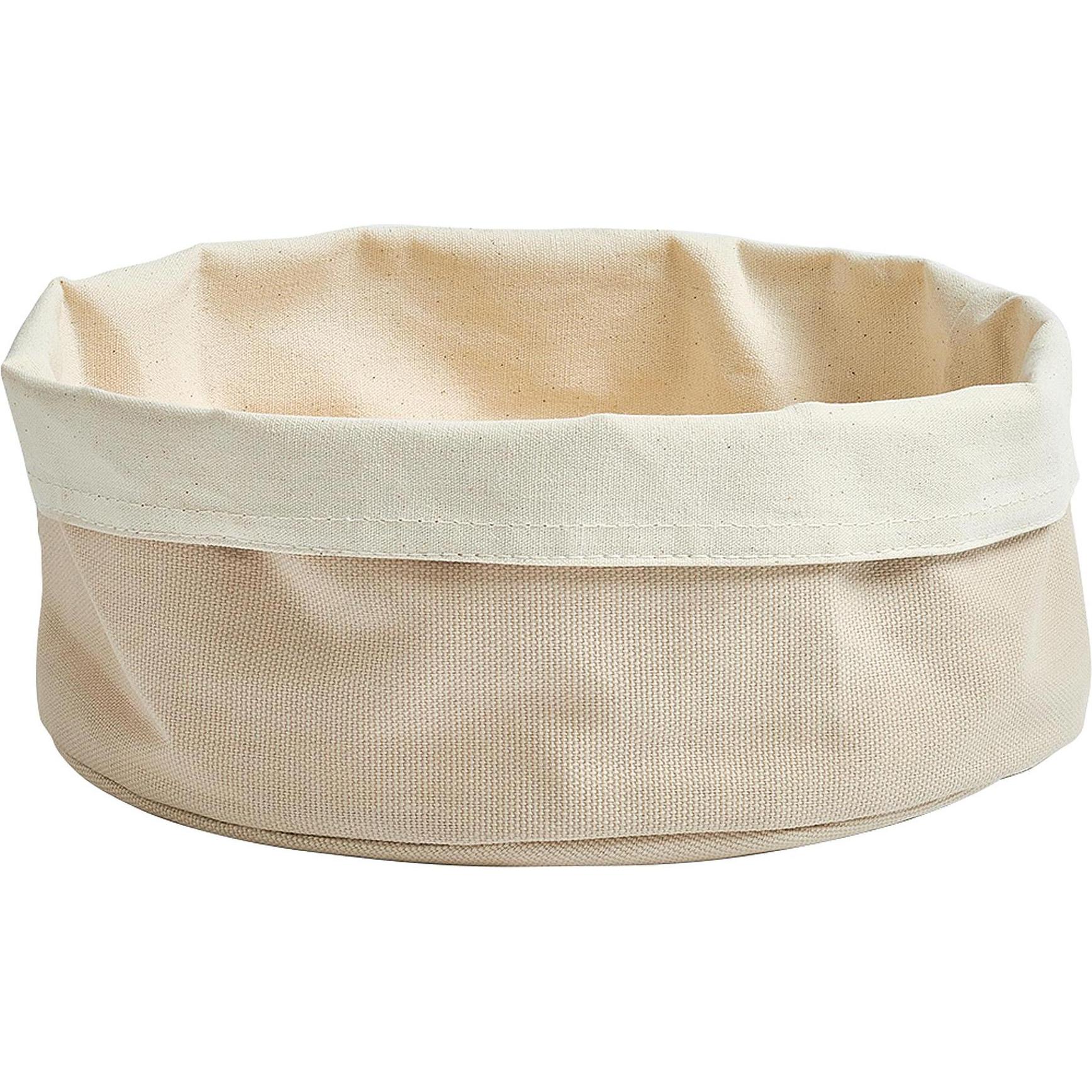 Zeller Present Brotbeutel, Brotaufbewahrung, Grau, Beige