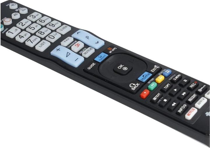 TM Electron LG Universal Fernbedienung Schwarz (Télécommande universelle, Infrarouge)