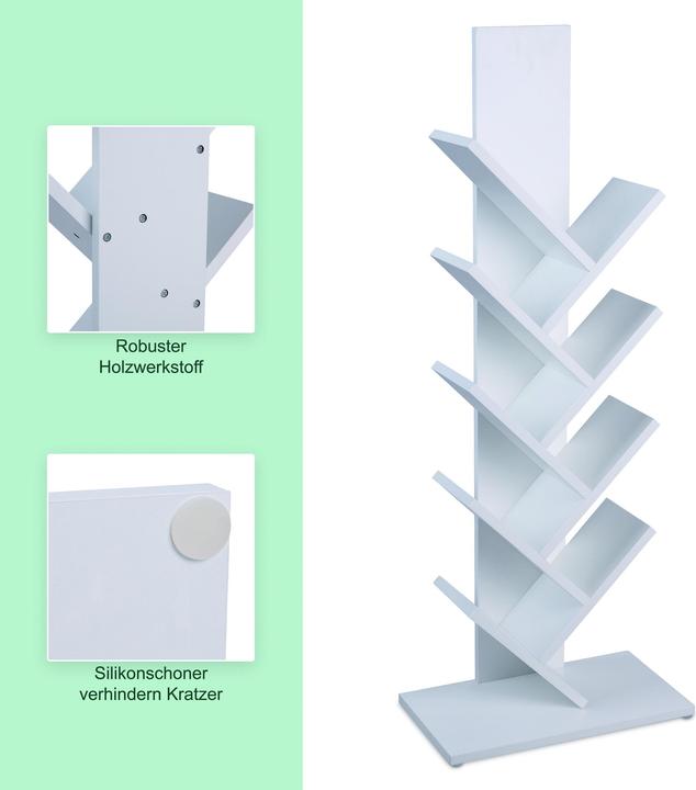 Immagine prodotto Relaxdays Bücherregal (40 x 21.50 x 102 cm)