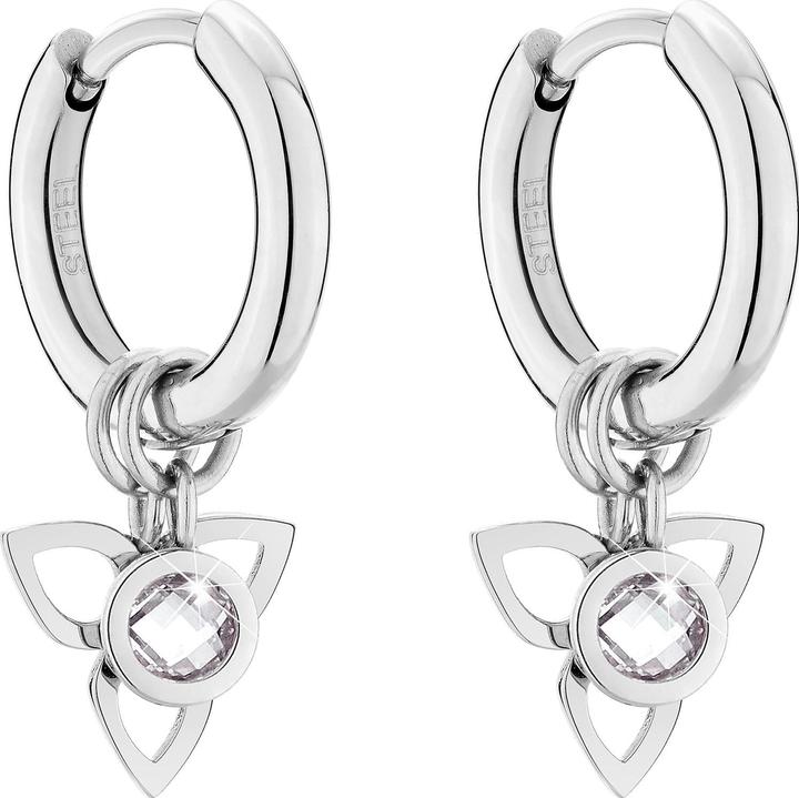 Tamaris Orecchini rotondi Playful 2in1 TJ-0016-E-15 (L) (Acciaio inossidabile)