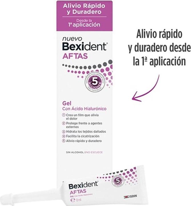 Actual product image Isdin Bexident Aftas Gel 8ml