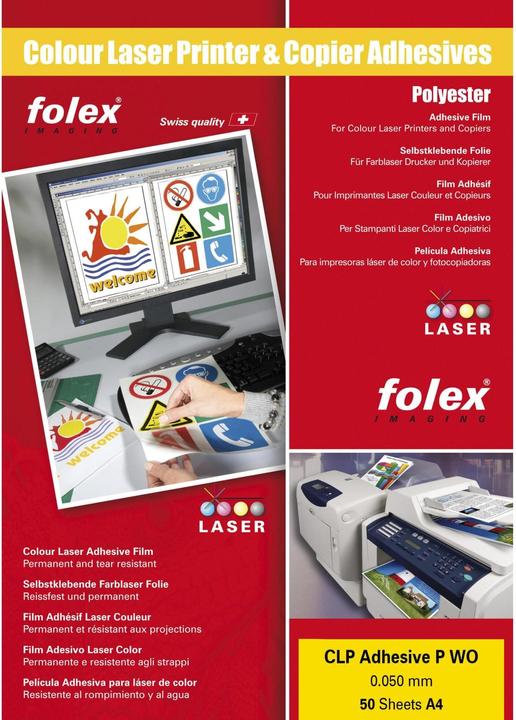Image du produit Folex Feuille autocollante (50 x, A4)