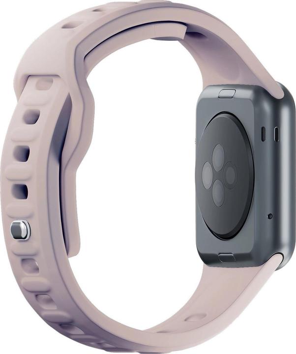 Produktbild 3MK Silicone Watch Strap różowobeżowy/ latte dla Apple Watch 42/44/45/49mm (Silikon, Edelstahl)