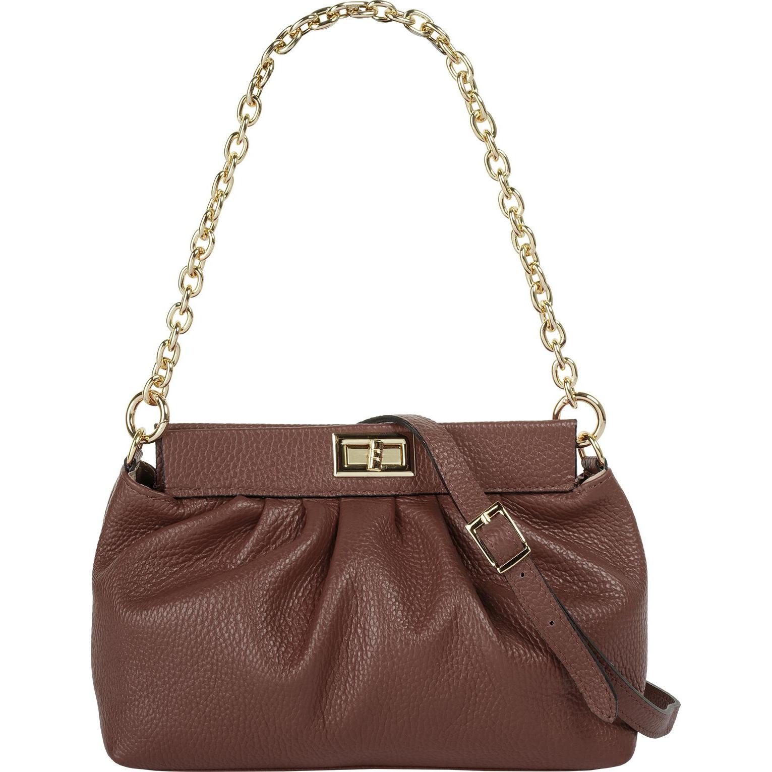 Cluty, Handtasche, Umhängetasche, Braun