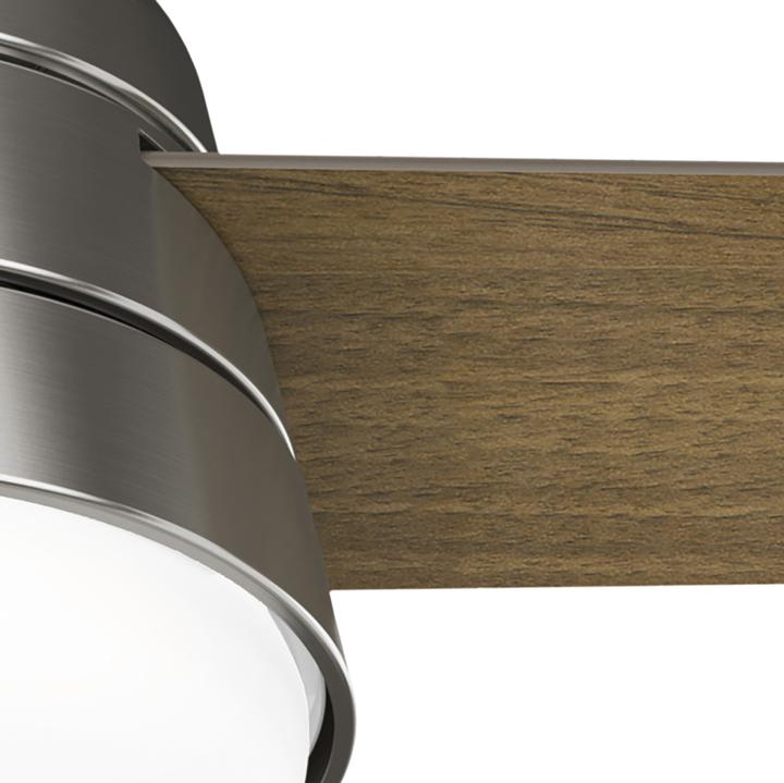 Produktbild Hunter Fans Deckenventilator Finley L Nickel mit Licht & Fernbedienung (43 dB)