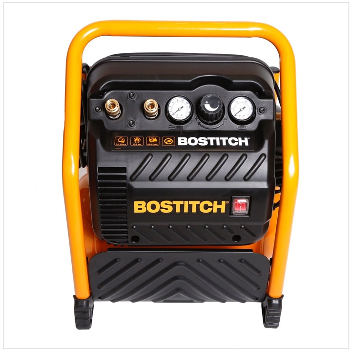 Actual product image Bostitch RC10SQ-E Construction site compressor 9.4 liters / 1.5 hp / 13.78 bar / 230 V extremely quiet (13.78 bar, 9.40 l)