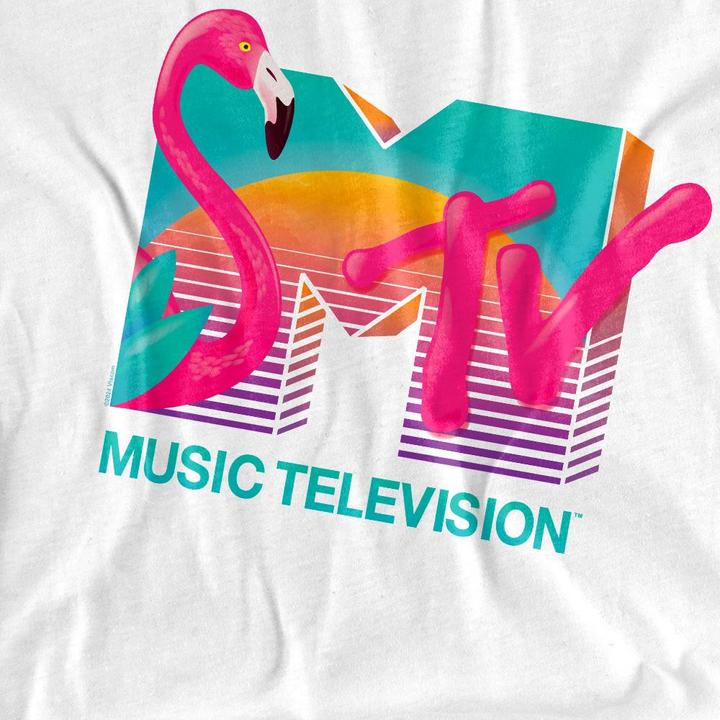 Immagine prodotto MTV Vibrant Maglietta Tramonto del Fenicottero Adulto Unisex (M)