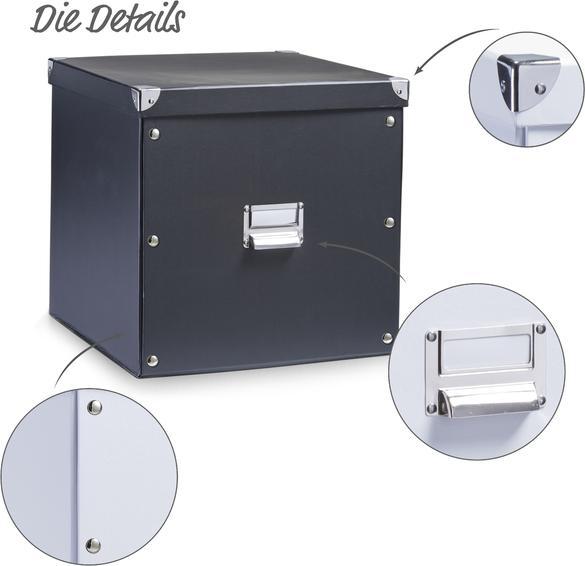 Image du produit Zeller Present Boîte de rangement (33.5 x 33 x 32 cm, 35.50 l)