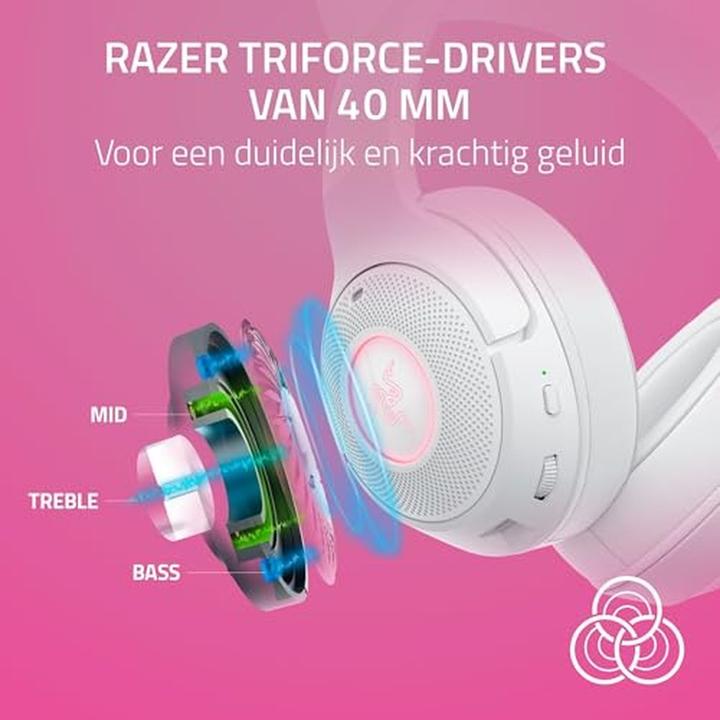 Image du produit Razer Kraken Kitty V2 BT - White (Sans fil)