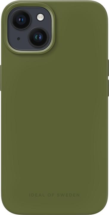 Actual product image iDeal Of Sweden Designer Magsafe Silicone Cover Khaki (Apple iPhone 14, Apple iPhone 13)
