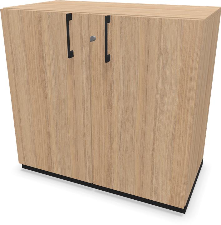 Amber oak decor with structure, Black