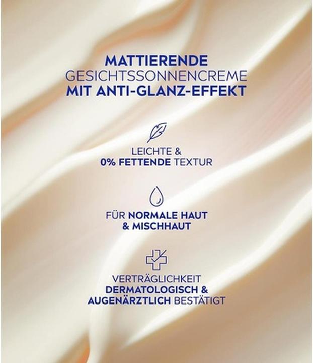 Actual product image NIVEA Sun, sunscreen for face, SPF 30, 50 ml (Sun cream face, SPF 30, 50 ml)