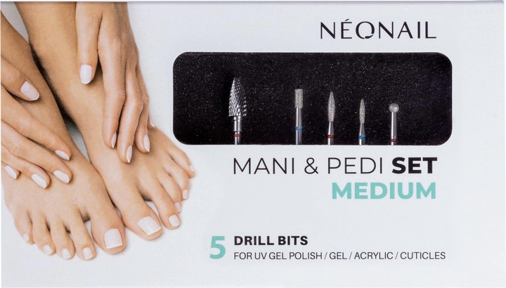 Neonail Fraeser Bits Set Medium für Nagelfraeser (5 x)
