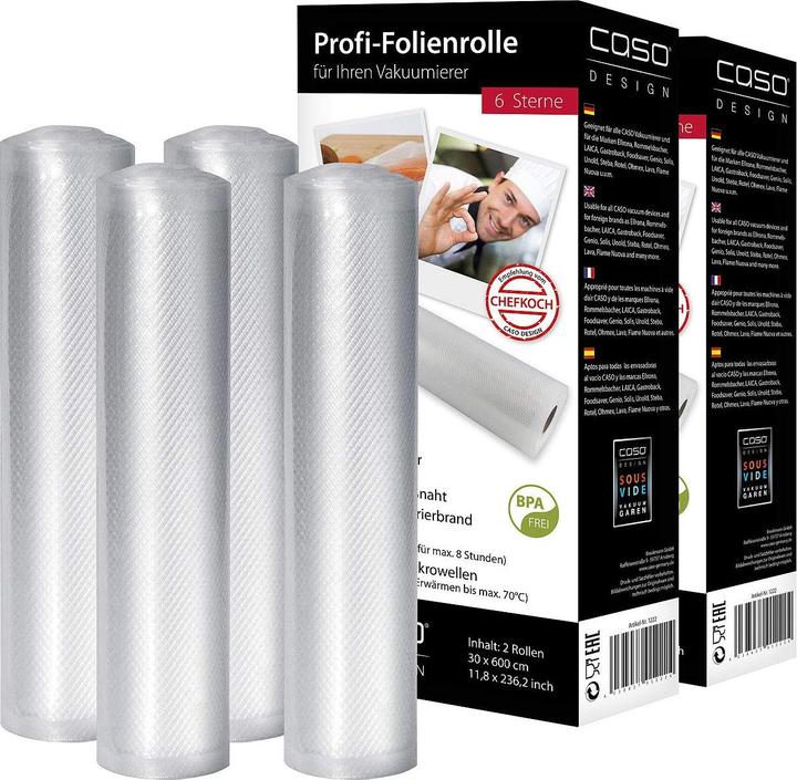 Caso 4 professional film rolls for beam vacuumators (4x)