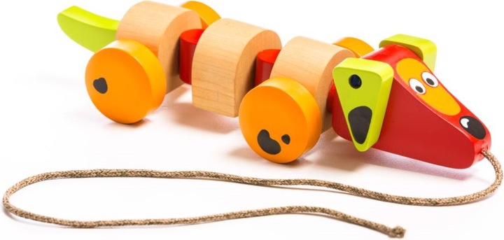 Produktbild Cubika Teckel aus HolzZiehfigur
