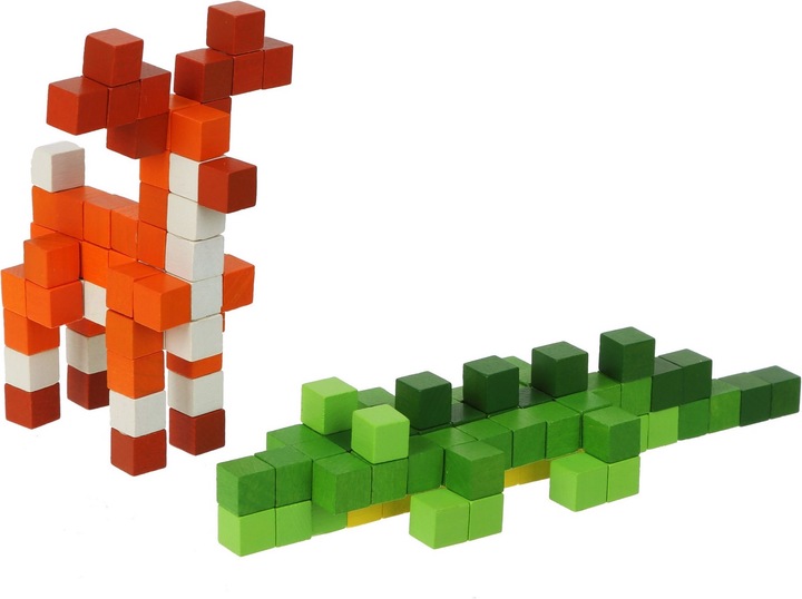 Actual product image Cubika Wooden blocks set surprise box