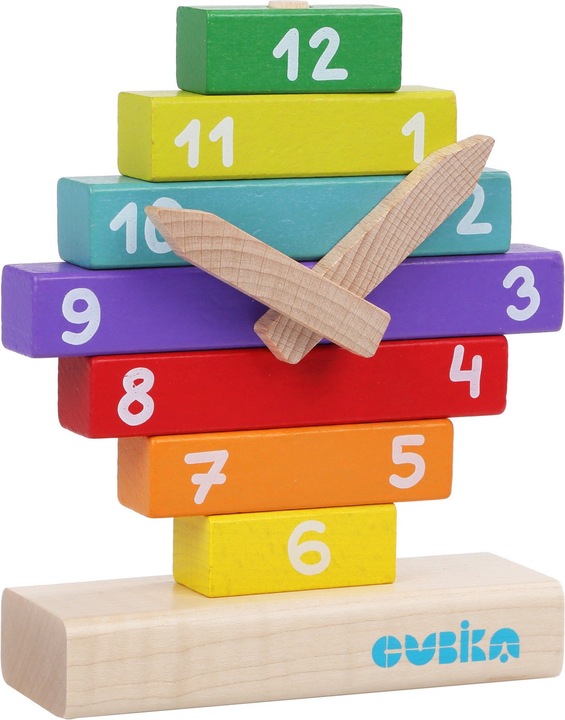 Actual product image Cubika Wooden kit clock