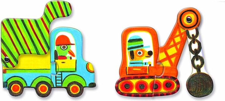 Produktbild Djeco Duo Fahrzeuge (12 Teile)
