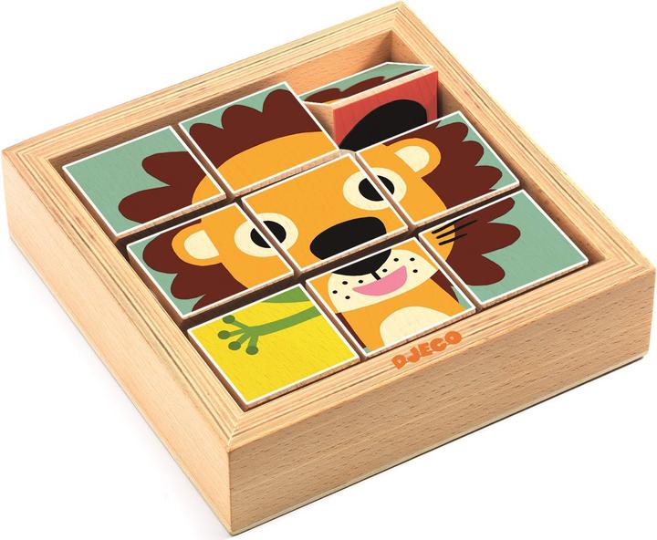 Immagine prodotto Djeco Touranimo (9 cubi) (9 pezzi)