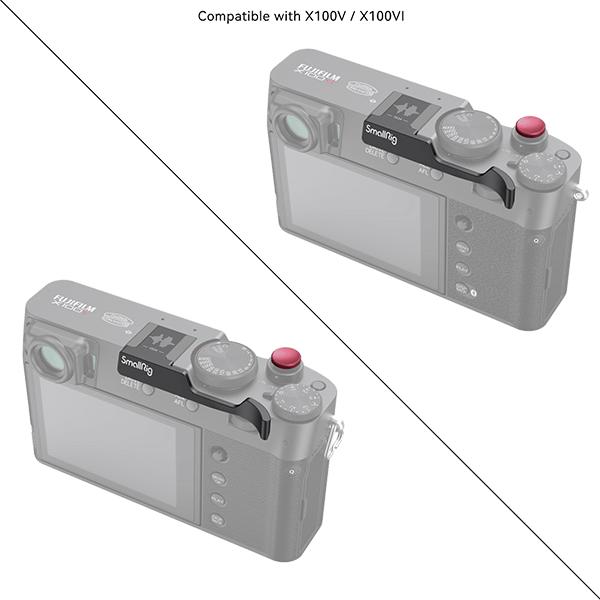 Productafbeelding SmallRig Duimgrip voor FUJIFILM X100VI / X100V - Zwart (Diverse video accessoires)