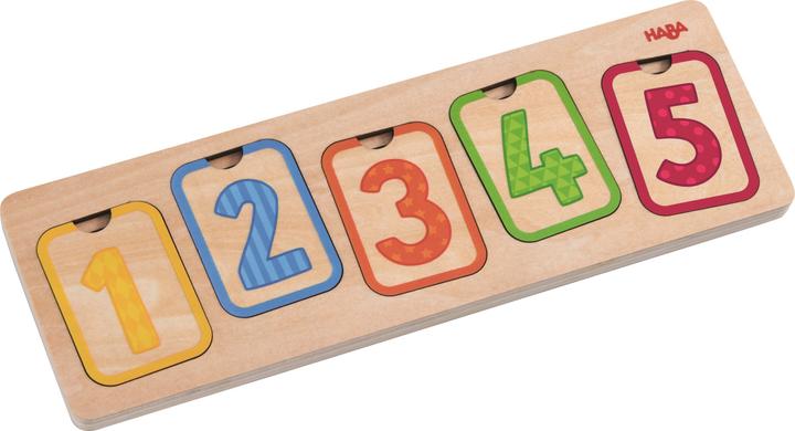 Haba Puzzle di legno Primi numeri (10 pezzi)