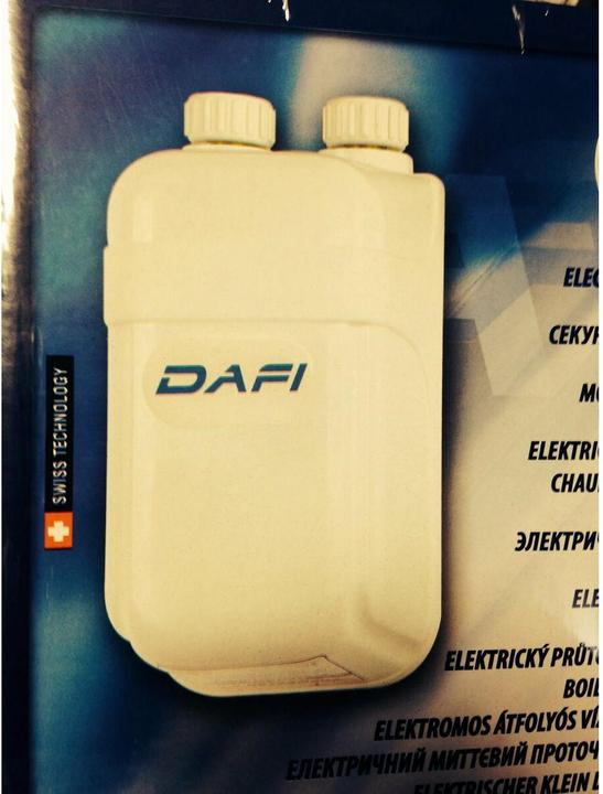 Produktbild Dafi Warmwasserbereiter 3 7 kW ohne Batterie (230V)