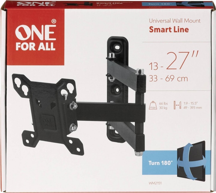 Actual product image One for All Smart WM2151 (Wall, 27", 30 kg)