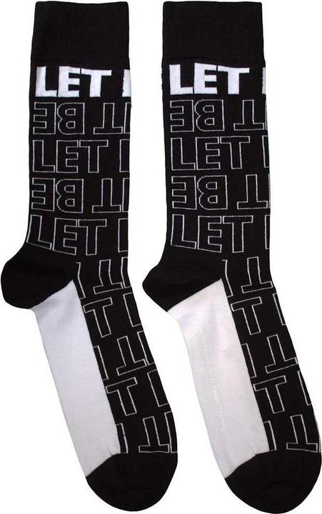 Immagine prodotto The Beatles Calzini unisex adulti Let It Be Text Outlines Repeat (40.5 - 45.5)