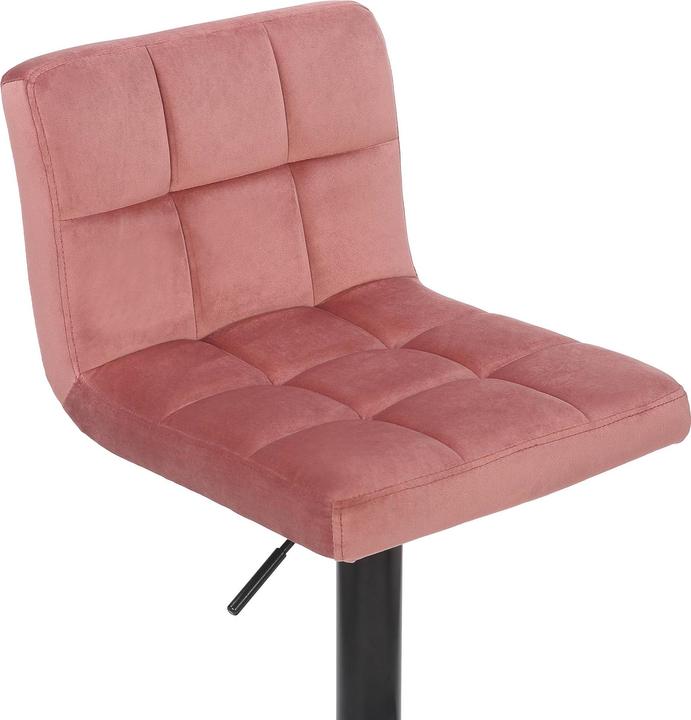 Produktbild CLP Barhocker Feni Samt, pink