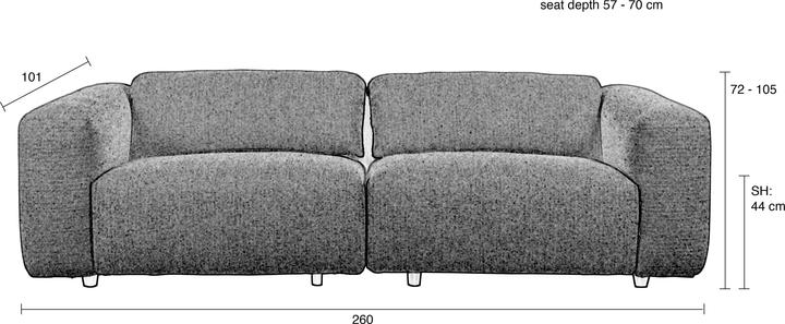 Produktbild Zuiver Wings (3-Sitzer)