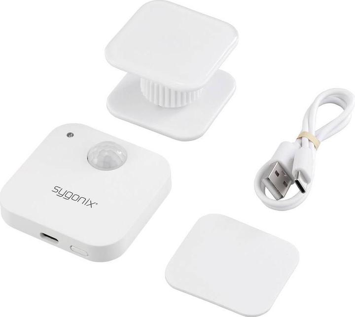 Actual product image Sygonix SY-6811312 Wall/ceiling motion detector 120° White (SY-6811312) (6 m)