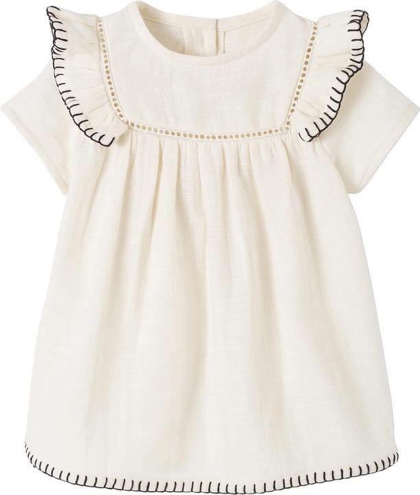 Image du produit Vertbaudet Baby Kleid aus Musselin (68)