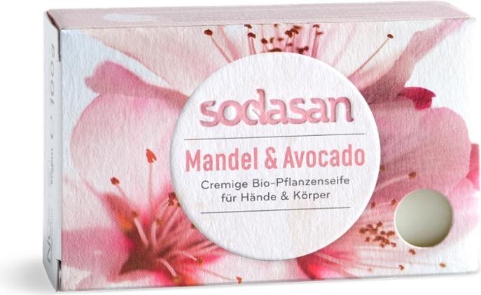Sodasan Savon Amande & Avocat (Savon dur)