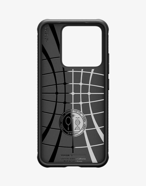 Actual product image Spigen Rugged Armor Xiaomi 14 czarny/matte black ACS07422 (Xiaomi 14)