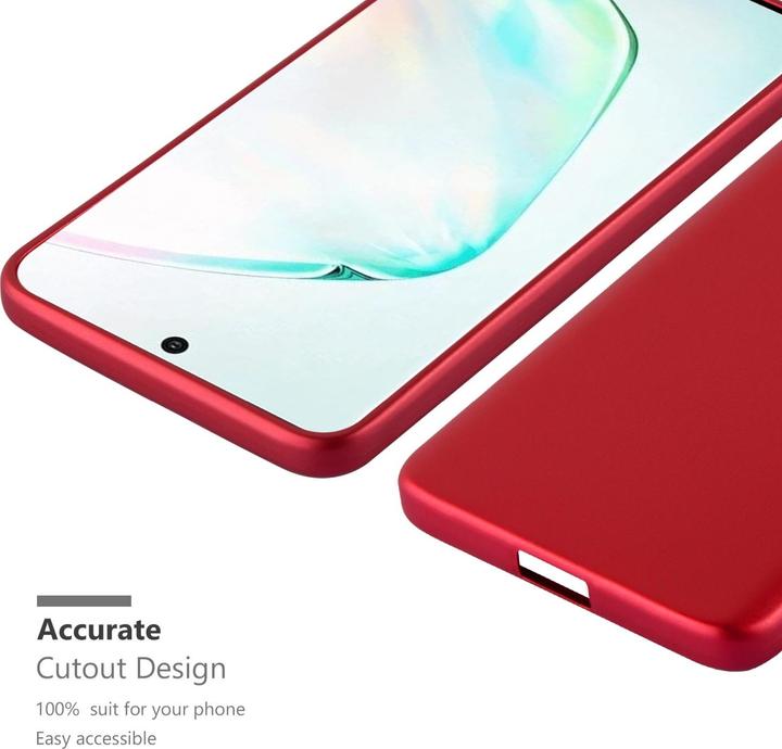 Actual product image Cadorabo TPU Matt Metallic Cover (Samsung Galaxy Note 10)