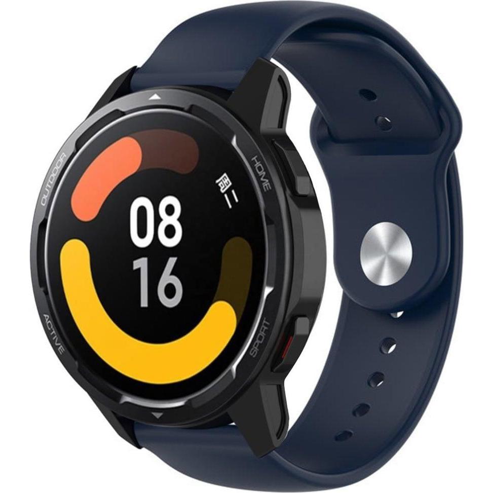 Strap-it Sportarmband (Silikon), Uhrenarmband, Blau